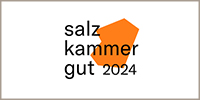 Logo der europäischen Kulturhauptstadt 2024 Bad Ischl mit Salzkammergut.